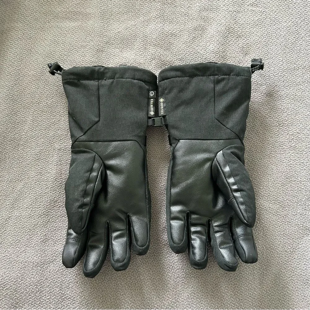 The North Face Montana Etip Gore Tex Gloves Black Women's Large Ski Winter
